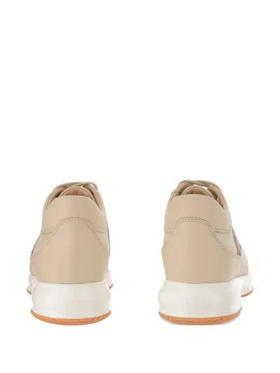 Hogan Sequin-embellished Low-top Trainers In Neutral