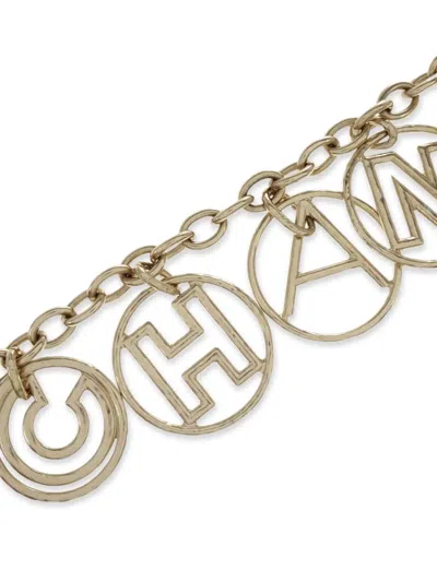 Pre-owned Chanel 2017 Icon Chain Belt
