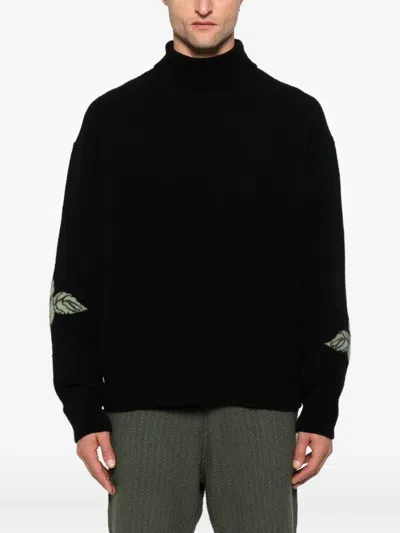 Nanushka Rose-embellished Wool Sweater