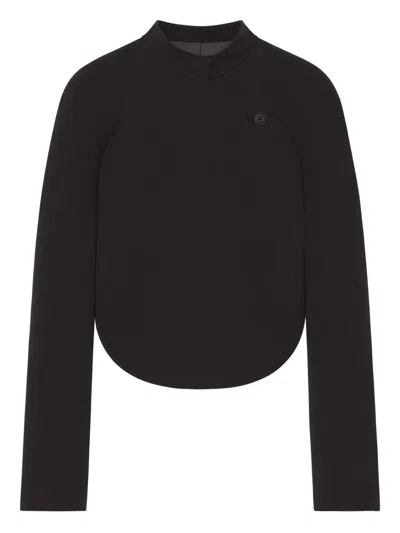 Courrèges Cropped Blazer In Black