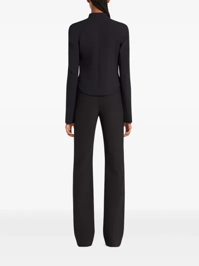 Courrèges Cropped Blazer In Black