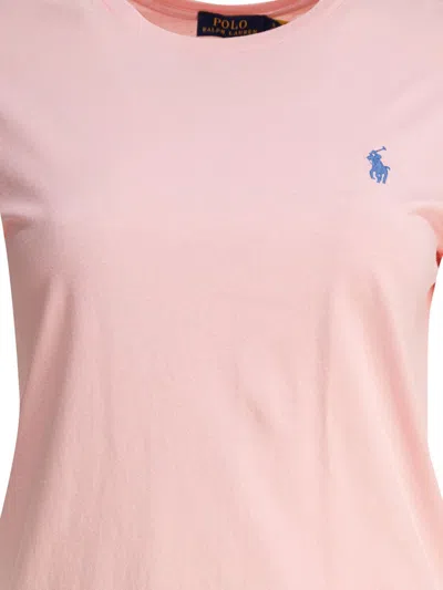 Polo Ralph Lauren Slim-fit Cotton T-shirt In Pink