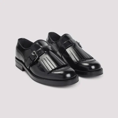 Church's Piper Buckled Leather Loafers In Black
