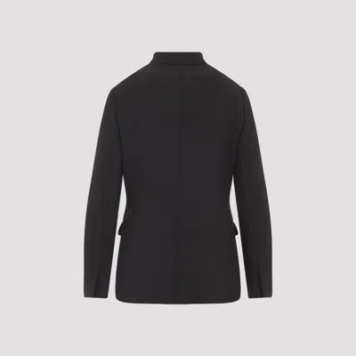 Giorgio Armani Tailored Jacket With Double-breasted Button Detailing In Black