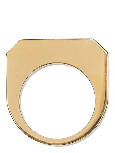 Rick Owens Hollywood Ring Accessories In Gold