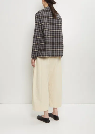 Apuntob Cotton Wool Plaid Jacket