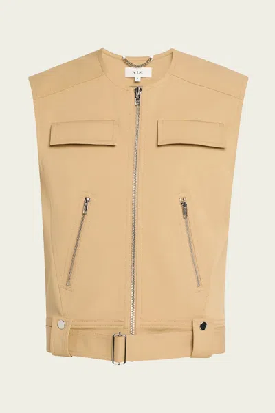 A.l.c Cal Utility Jacket In Desert Beige