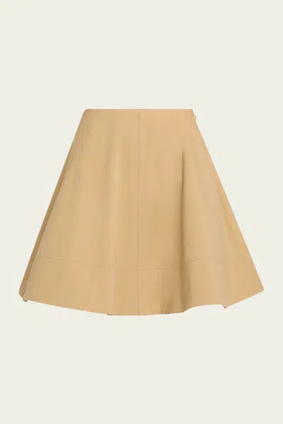 A.l.c Ella Mini Skirt In Desert Beige