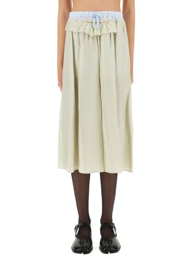 Maison Margiela Beige Aloe Anonymity Of The Lining Skirt