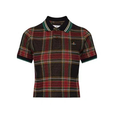 Vivienne Westwood Cotton Tartan Polo Shirt
