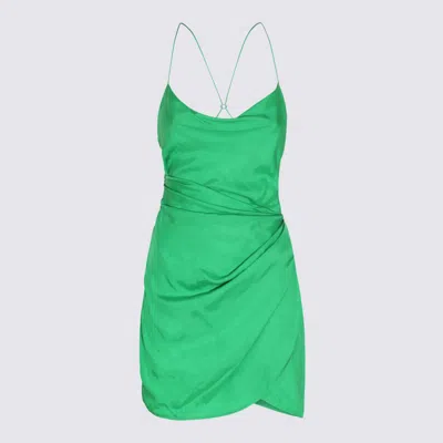 Gauge81 Green Silk Mini Dress
