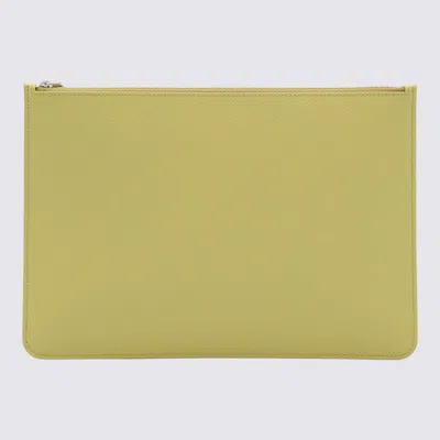 Maison Margiela Ywllow Leather Pouch