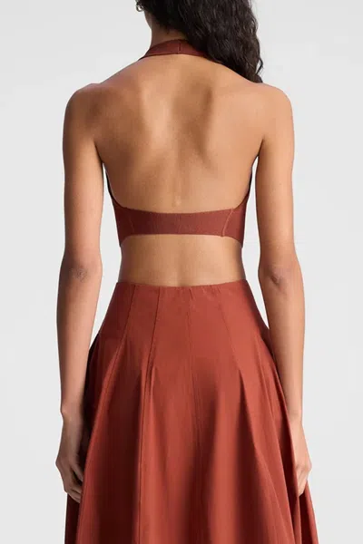 A.l.c Rory Compact Knit Top In Deep Sequoia