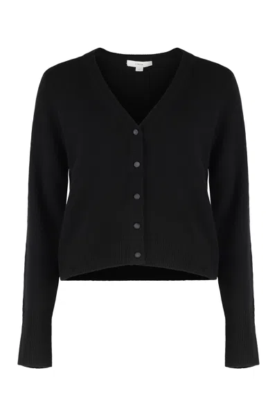 Vince V Button Cardigan
