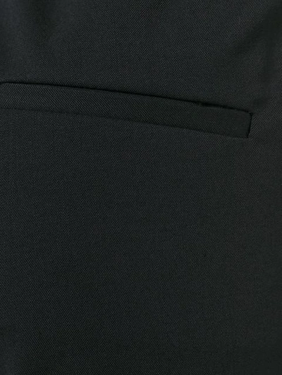 Shop Alberto Biani Pleated Tapered Trousers - Black