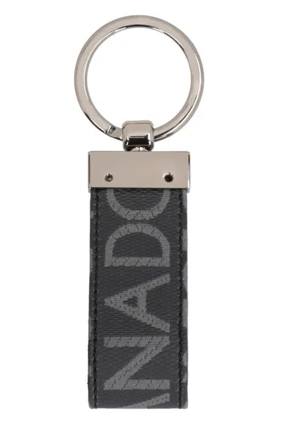 Dolce & Gabbana Fabric Key Ring With Logo