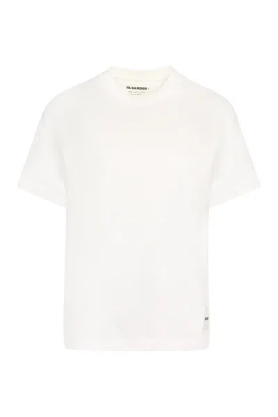 Jil Sander Set Of Three Cotton T-shirts
