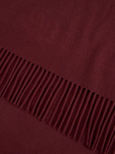 Etro Fringed-edge Scarf In Red