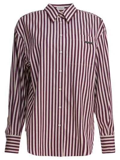 Brunello Cucinelli Beige Cotton Shirt