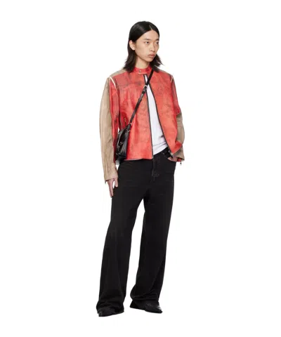 Diesel Five-bag Denim Pants In Black
