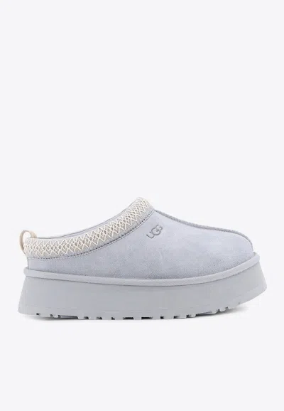 Ugg Tazz Braid-edge Suede Flatform Mules