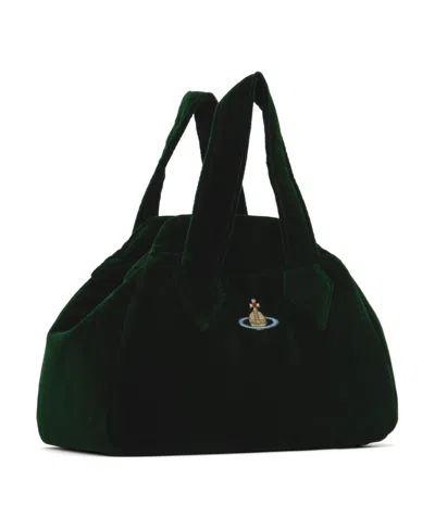 Vivienne Westwood Black Archive Medium Yasmine Bag In Black