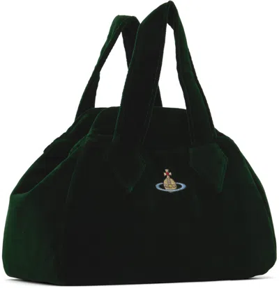 Vivienne Westwood Black Archive Medium Yasmine Bag In Black