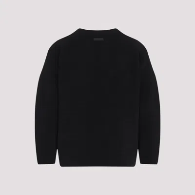 Fear Of God Ottoman Straight Neck Pullover In Black