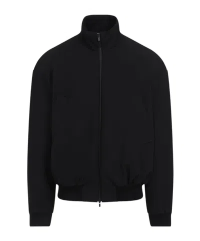 Fear Of God Black Zipped Jacket In Black