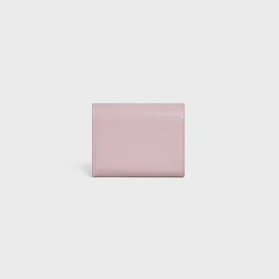 Celine Small Flap Wallet Triomphe In Shiny Calfskin