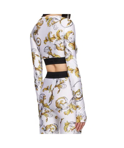 Versace Jeans Barocco-print Top In Multi