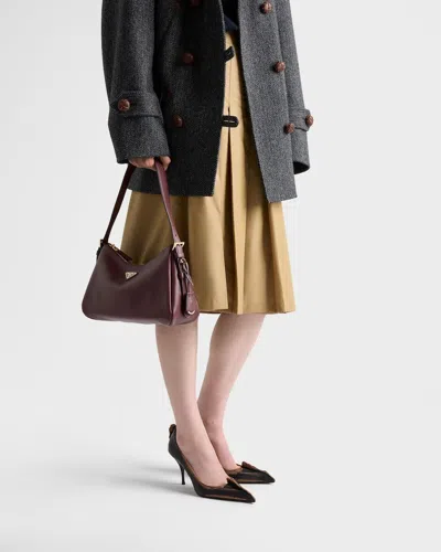 Prada Aimée Medium Leather Shoulder Bag
