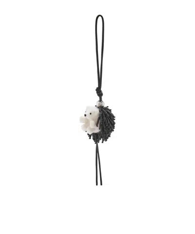 Loewe Hedgehog Beaded Keyring