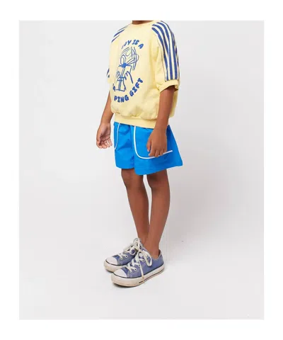 Bobo Choses Short-sleeved Sweatshirt In Yellow