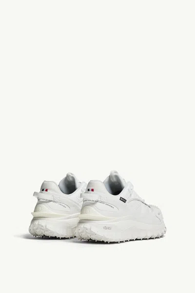 Moncler Waterproof Trailgrip Gtx Sneakers With Carbon Fiber In White