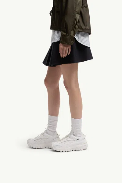 Moncler Waterproof Trailgrip Gtx Sneakers With Carbon Fiber In White