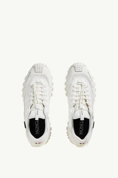 Moncler Waterproof Trailgrip Gtx Sneakers With Carbon Fiber In White