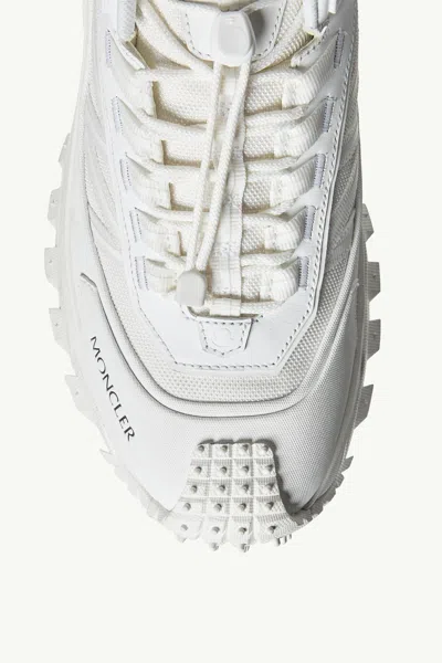 Moncler Waterproof Trailgrip Gtx Sneakers With Carbon Fiber In White
