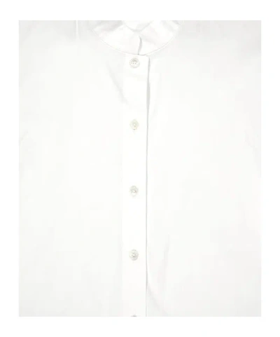 Balmain Long-sleeved Shirt In White