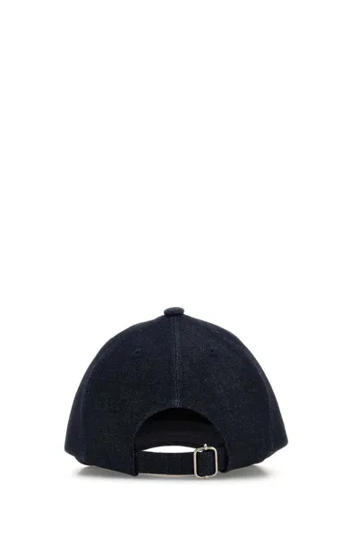 Apc A.p.c. Denim Charlie Baseball Cap