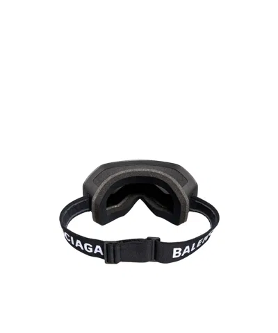 Balenciaga Ski Mask Goggles In Mirror Silver