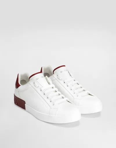 Dolce & Gabbana Portofino Logo-debossed Sneakers