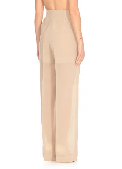 Philosophy Di Lorenzo Serafini Stitching Wide Pants In Neutral