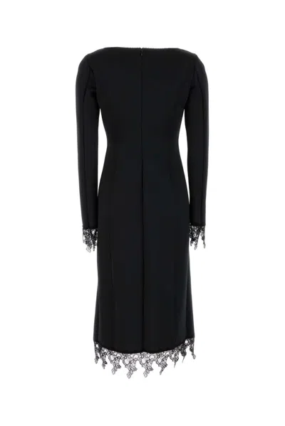 Blumarine Stretch Jersey Dress Square Neckline