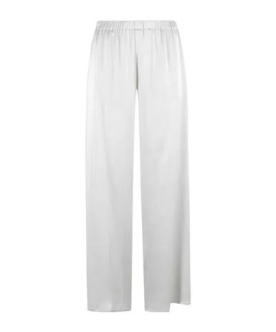 Antonelli Elastic-waist Straight Trousers In White