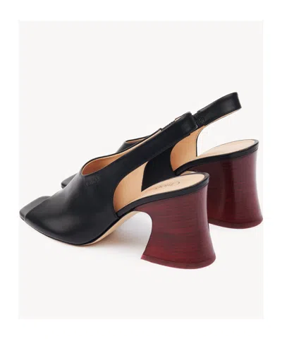 Chloé Square Toe High Heel Sandals