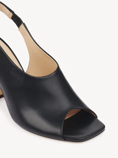Chloé Square Toe High Heel Sandals