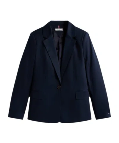 Tommy Hilfiger Long Sleeve Casual Jacket In Blue