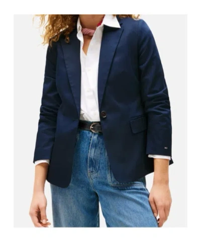 Tommy Hilfiger Long Sleeve Casual Jacket In Blue