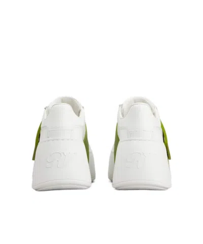 Roger Vivier Viv' Skate Sneakers In Leather